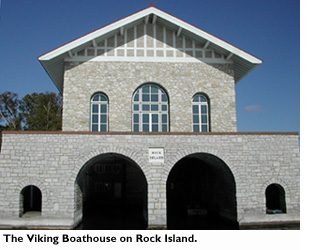 photo of the Viking boathouse