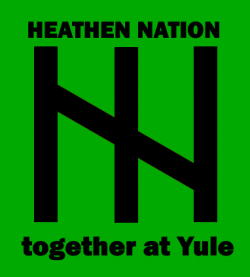 logo of heathen nation yule blessing